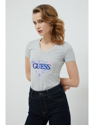 Тениска Guess в сиво