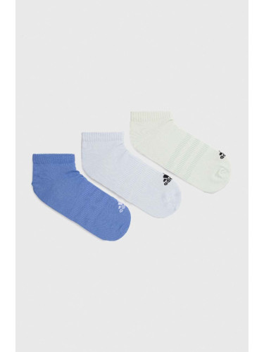 Чорапи adidas Performance (3 броя) в синьо