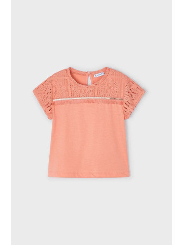 Детска тениска Mayoral в оранжево