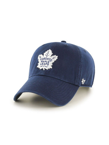 Шапка 47 brand NHL Toronto Maple Leafs в тъмносиньо с апликация  H-RGW18GWS-NYB