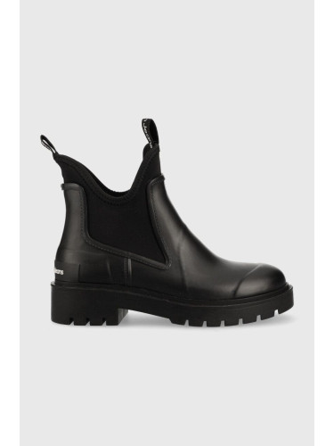 Гумени ботуши Calvin Klein Jeans Yw0yw01034 Bds Chelsea Rain Boots в черно