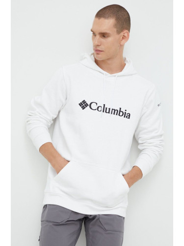 Суичър Columbia CSC Basic Logo в бяло с принт 1681664