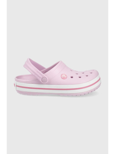 Детски чехли Crocs в розово