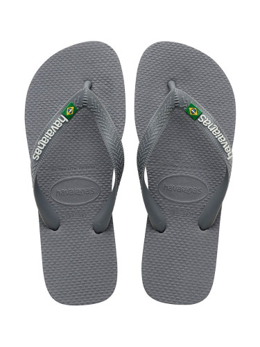 Джапанки Havaianas BRASIL LOGO в сиво 4145651.0076 4110850.5002