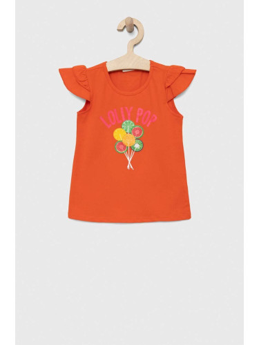 Бебешка тениска Birba&Trybeyond в оранжево