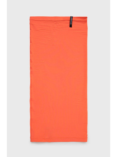 Кръгъл шал Superdry мъжки в оранжево с изчистен дизайн