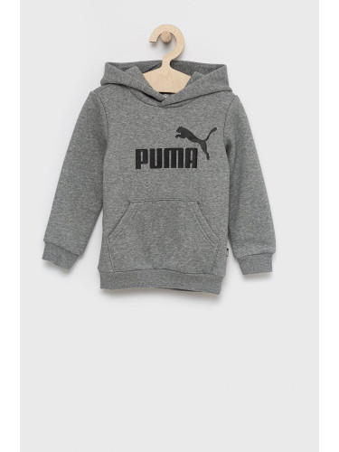 Детски суичър Puma 586965 в сиво с принт