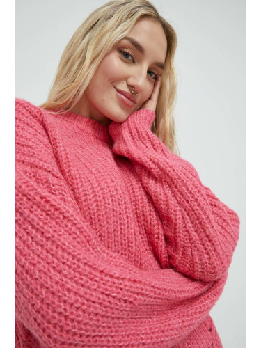 Пуловер Vila дамски в розово