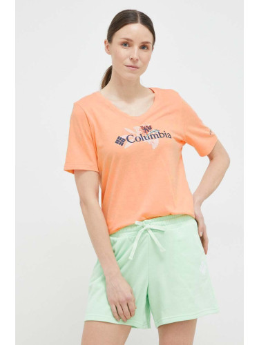 Тениска Columbia в оранжево