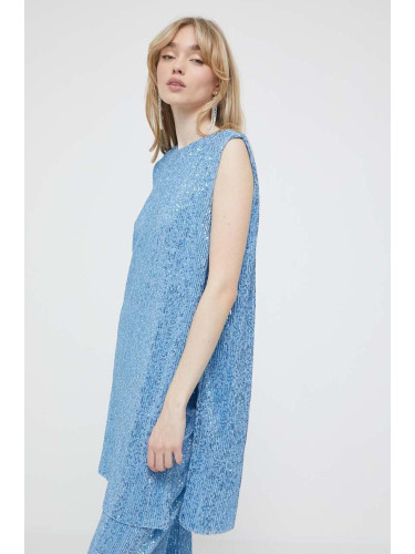 Блуза Stine Goya в синьо с апликация