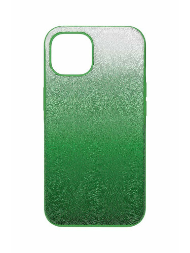 Кейс за телефон Swarovski IPhone 14 в зелено