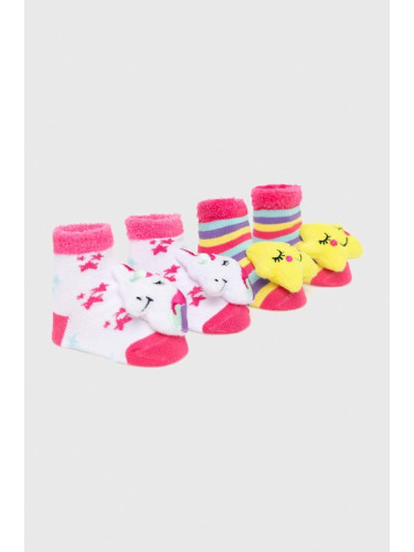 Бебешки чорапи Skechers (2 броя) в розово