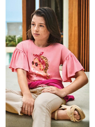 Детска тениска Mayoral в розово