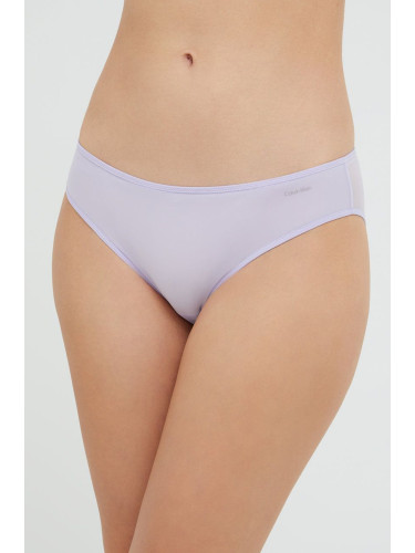 Бикини Calvin Klein Underwear в лилаво 000QF6817E