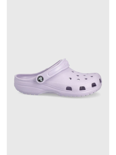 Детски чехли Crocs в лилаво