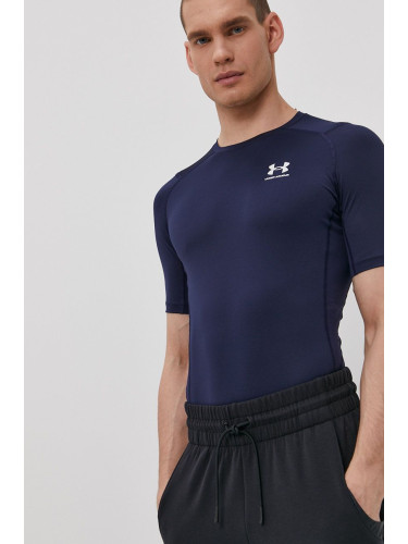 Тениска за трениране Under Armour 1361518 в тъмносиньо с изчистен дизайн