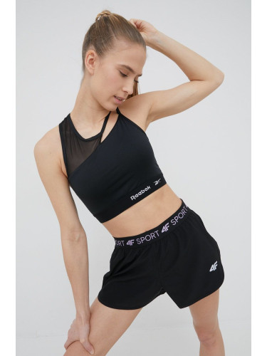 Топ за трениране Reebok Cut Out F9762 в черно с изчистен дизайн