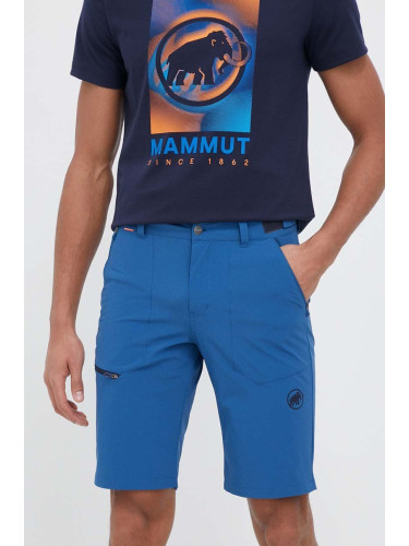Къс панталон за спортове на открито Mammut Runbold в синьо