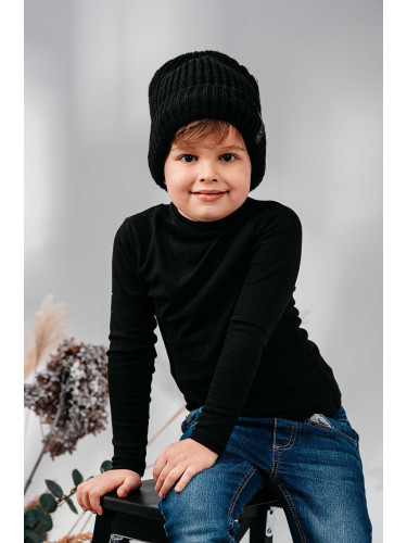 Детска шапка Jamiks в черно