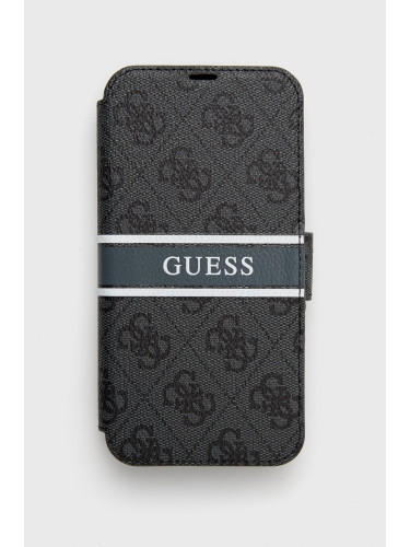 Кейс за телефон Guess iPhone 13 в сиво