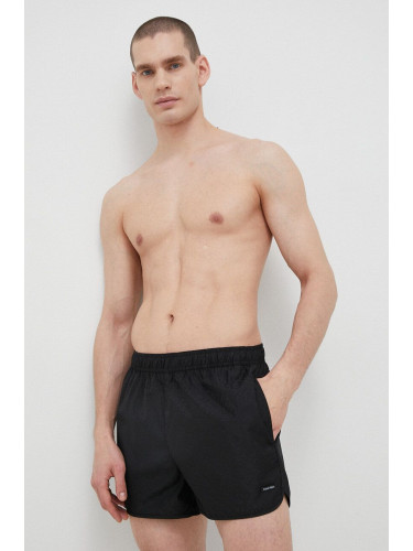 Плувни шорти Calvin Klein в черно