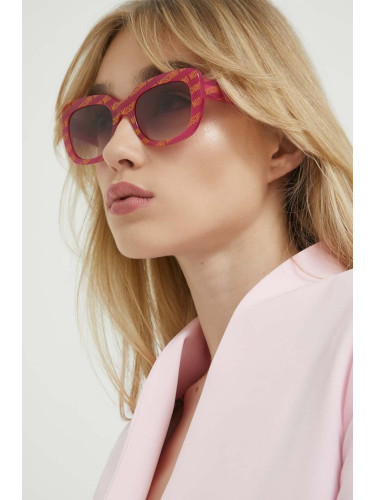 Слънчеви очила Moschino в розово