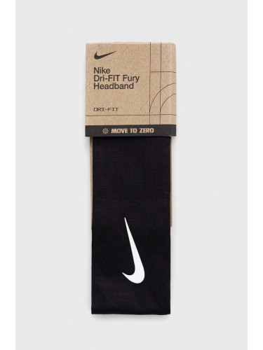 Лента за глава Nike в черно