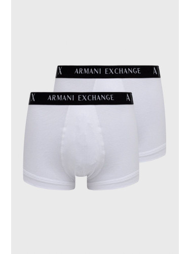 Боксерки Armani Exchange  (2 чифта) мъжки в бяло