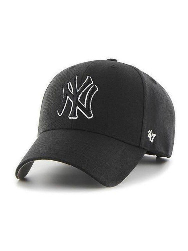 47 brand - Шапка NY Yankees MLB New York B-MVPSP17WBP-BKC