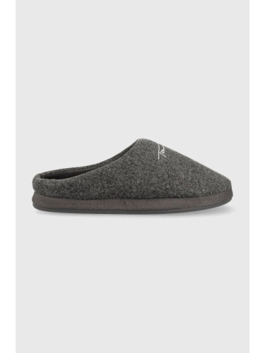 Пантофи Tommy Hilfiger Home Slipper Felt в сиво