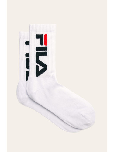 Чорапи Fila (2 pack) дамски в бяло