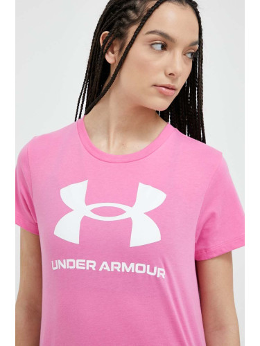 Тениска Under Armour в розово