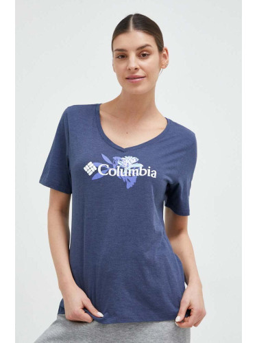 Тениска Columbia в синьо
