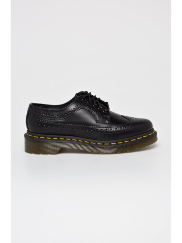 Половинки обувки Dr. Martens 3989 в черно с равна подметка 22210001