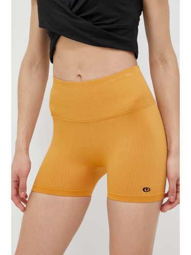 Къс панталон за трениране Rip Curl в жълто с изчистен дизайн с висока талия