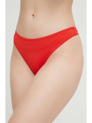 Долнище на бански тип бразилиана Calvin Klein в червено