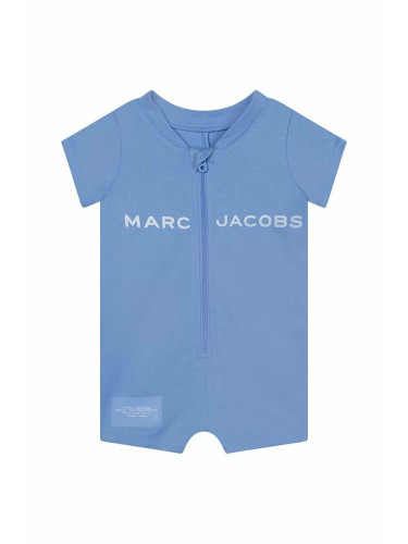 Бебешки памучен къс гащеризон Marc Jacobs