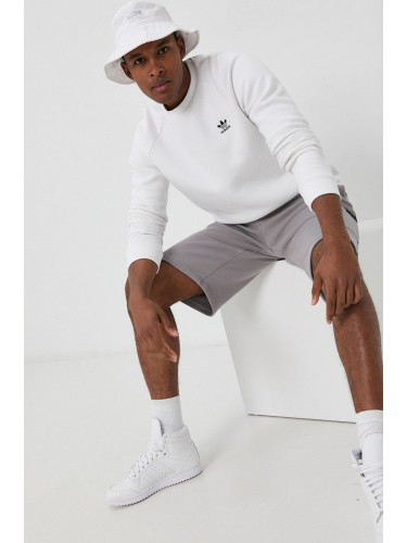 Суичър adidas Originals H34644 мъжки в бяло с принт
