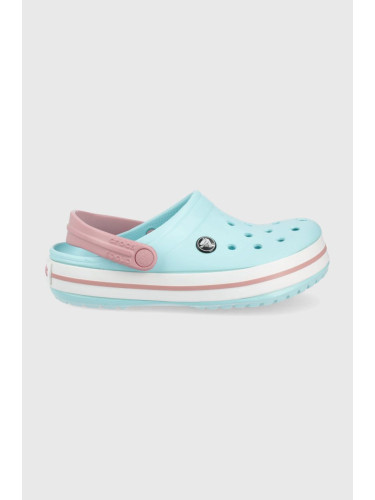 Детски чехли Crocs в тюркоазено