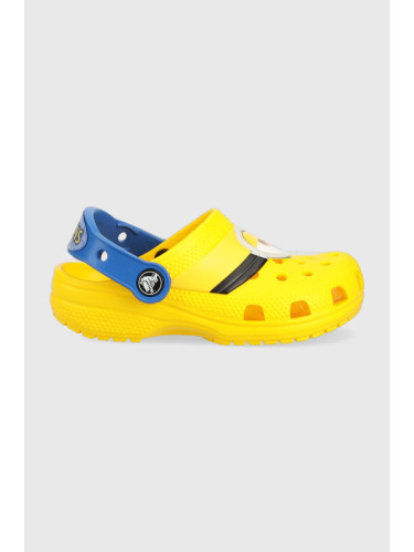 Детски чехли Crocs x Minions в жълто