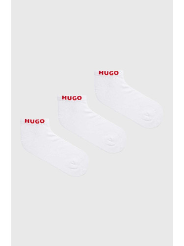 Чорапи HUGO (3 броя) в бяло 50480217