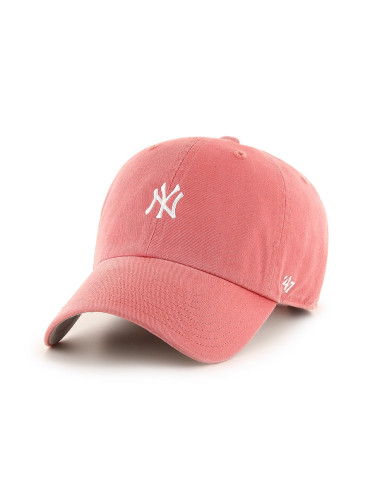 Шапка 47 brand New York Yankees в розово с апликация