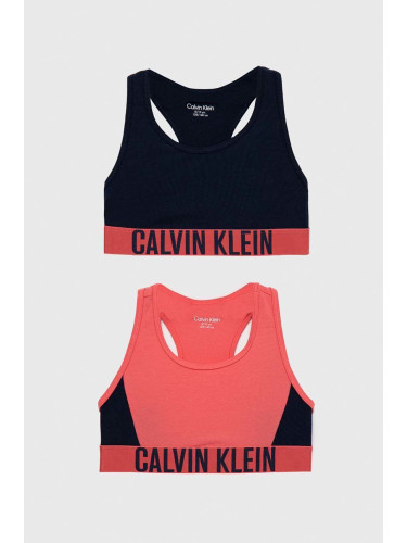 Детски сутиен Calvin Klein Underwear (2 броя) в тъмносиньо