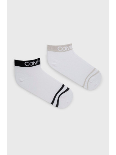 Чорапи Calvin Klein дамски в бяло 701218775