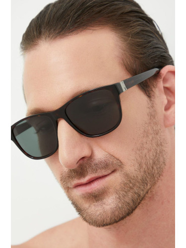 Слънчеви очила Tommy Hilfiger в кафяво