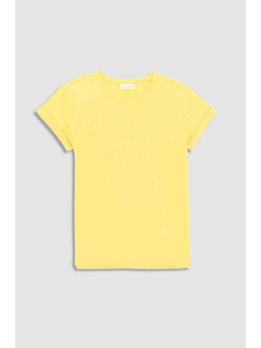 Детска тениска Coccodrillo в жълто