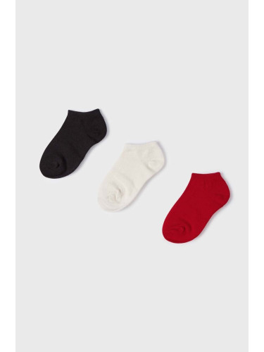 Детски чорапи Mayoral (3 броя) в червено