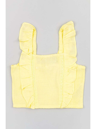 Детска блуза zippy в жълто