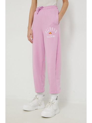 Спортен Панталон Ellesse в розово с апликация