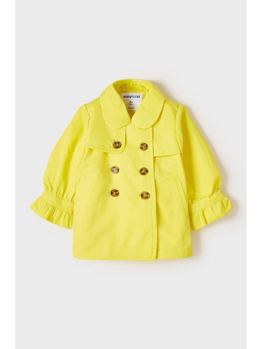 Детско палто Mayoral в жълто